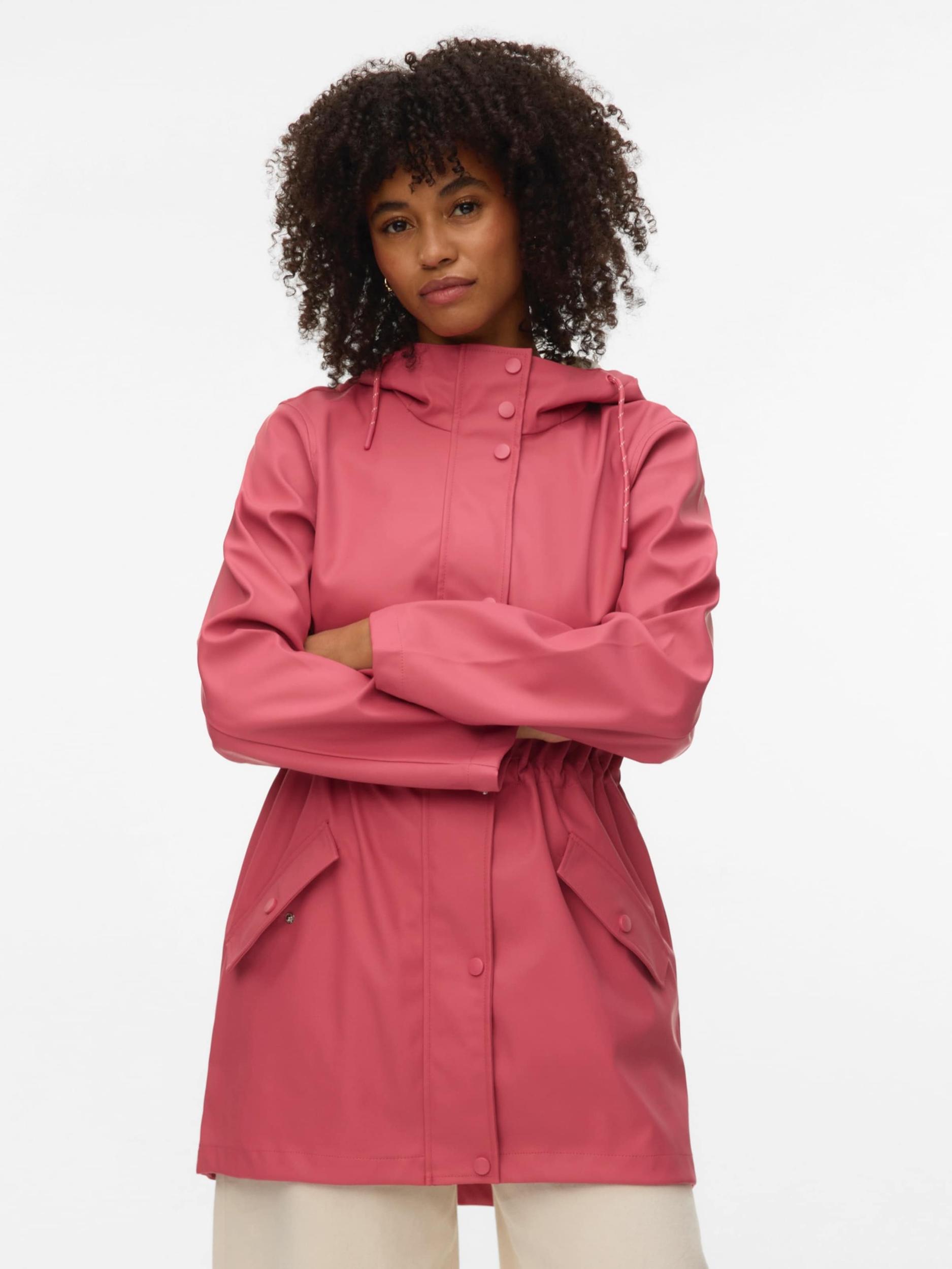 VERO MODA Φθινοπωρινό και ανοιξιάτικο μπουφάν 'VMMALOU' ροζέ