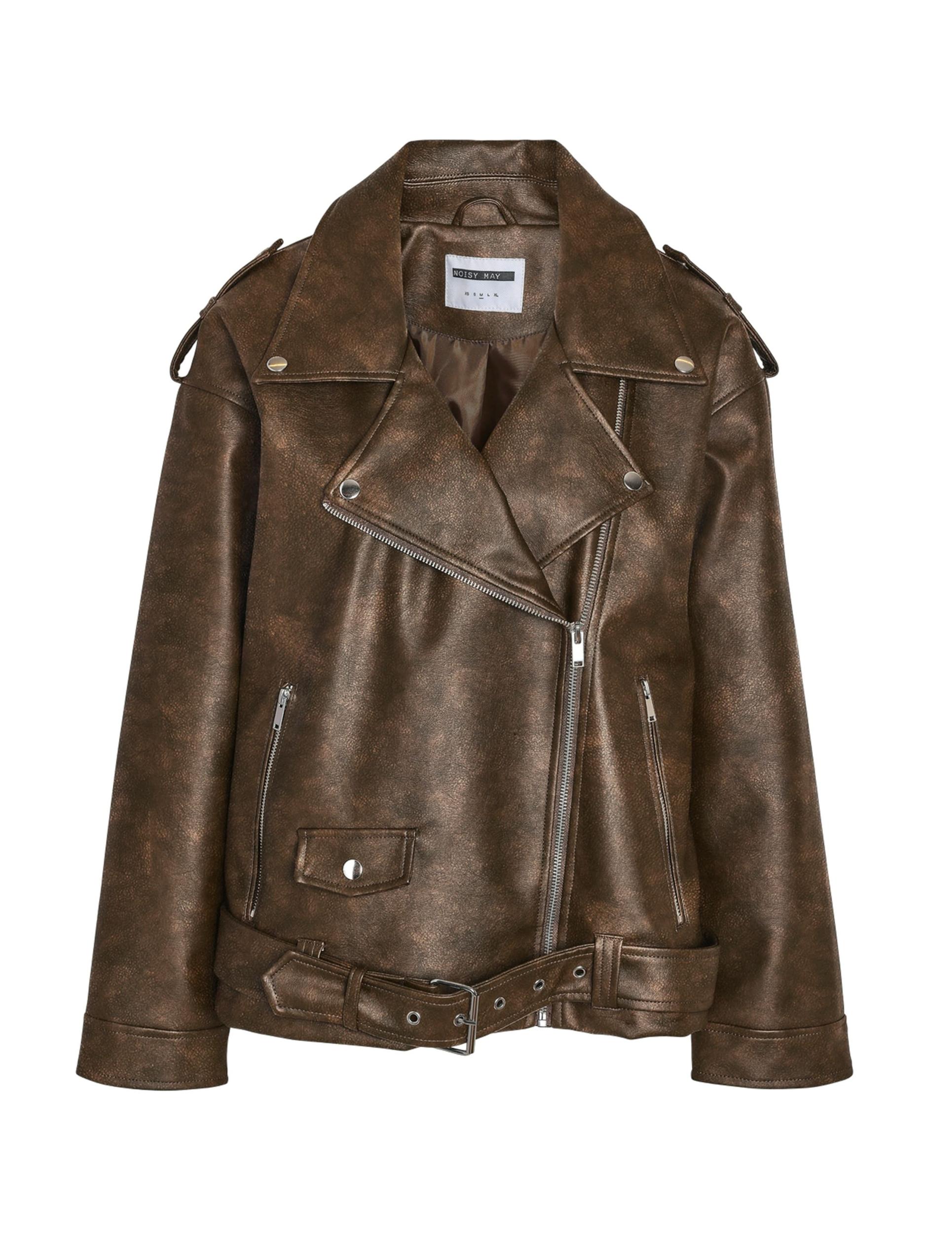 Noisy may Φθινοπωρινό και ανοιξιάτικο μπουφάν 'NMPAULINA' σκούρο καφέ
