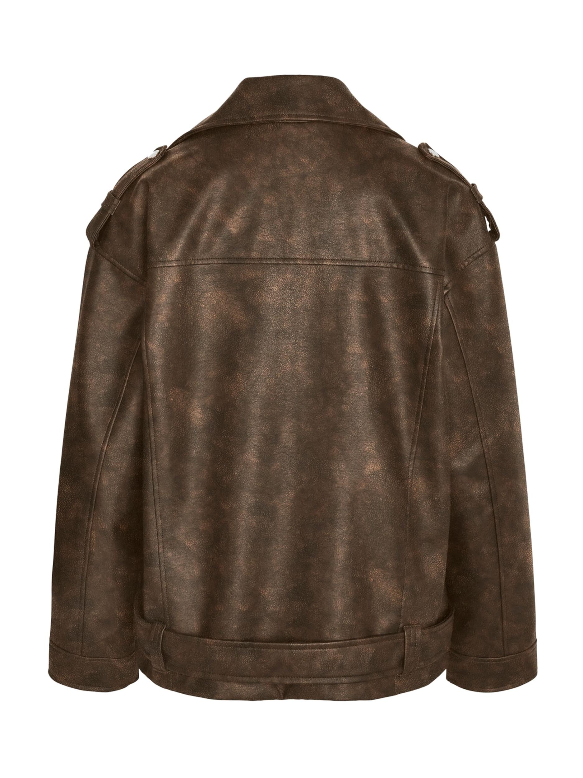 Noisy may Φθινοπωρινό και ανοιξιάτικο μπουφάν 'NMPAULINA' σκούρο καφέ