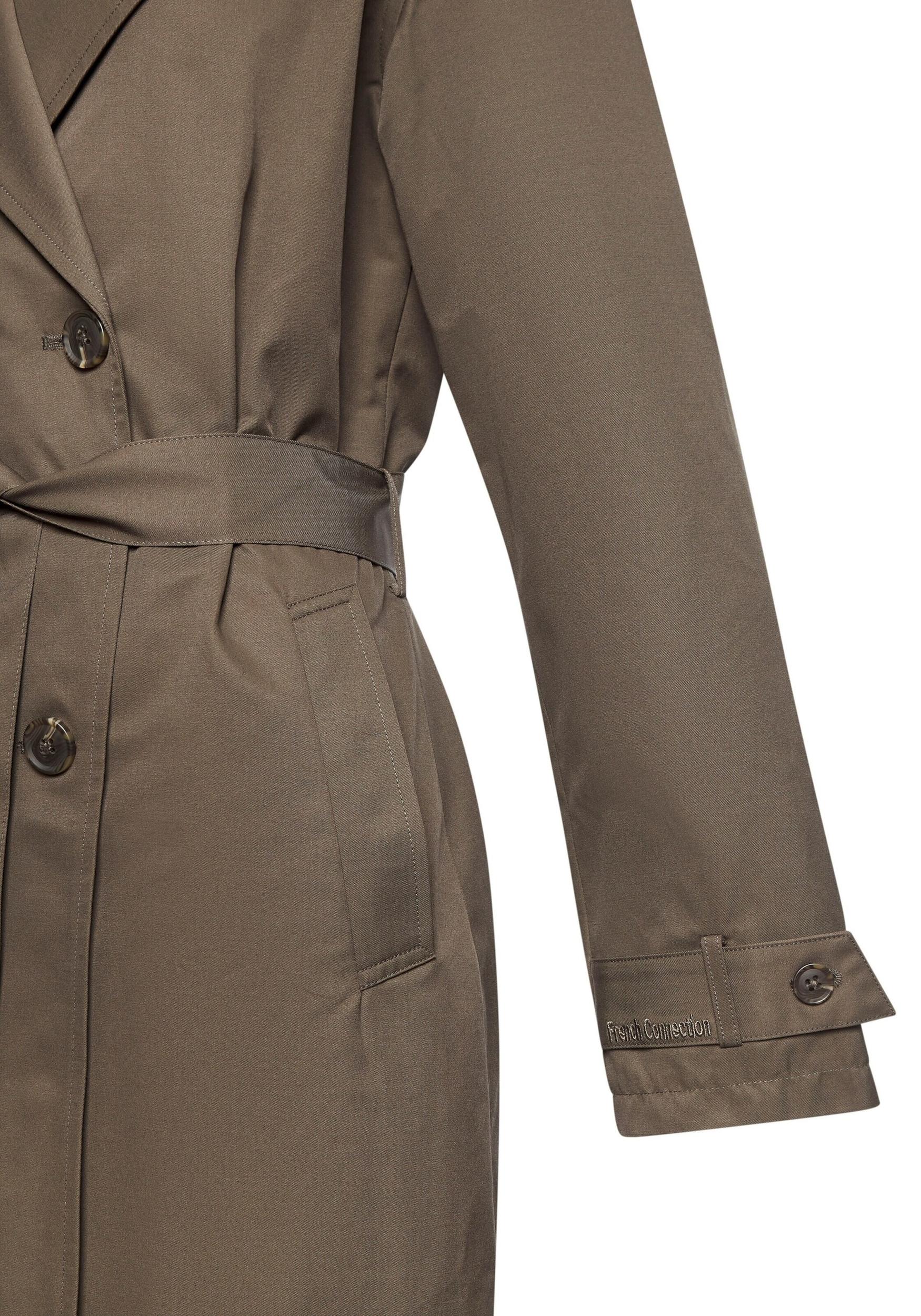 FRENCH CONNECTION Ανοιξιάτικο και φθινοπωρινό παλτό χακί