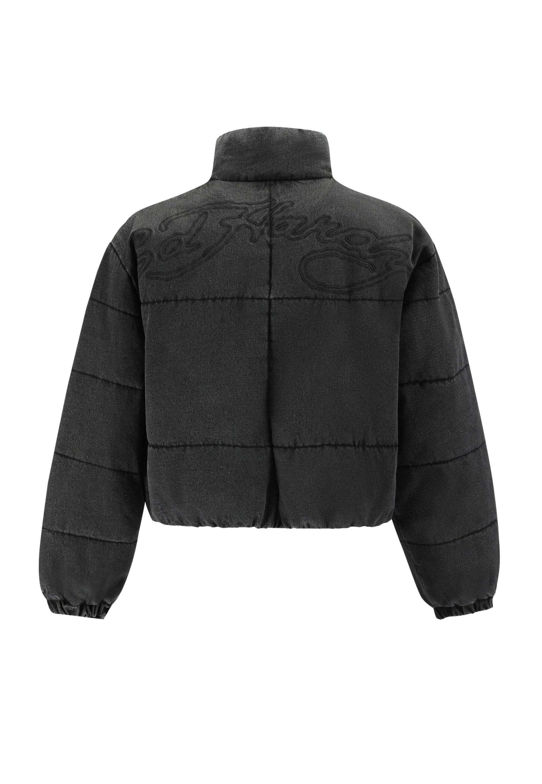 Ed Hardy Χειμερινό μπουφάν 'Love Kills' μαύρο ντένιμ