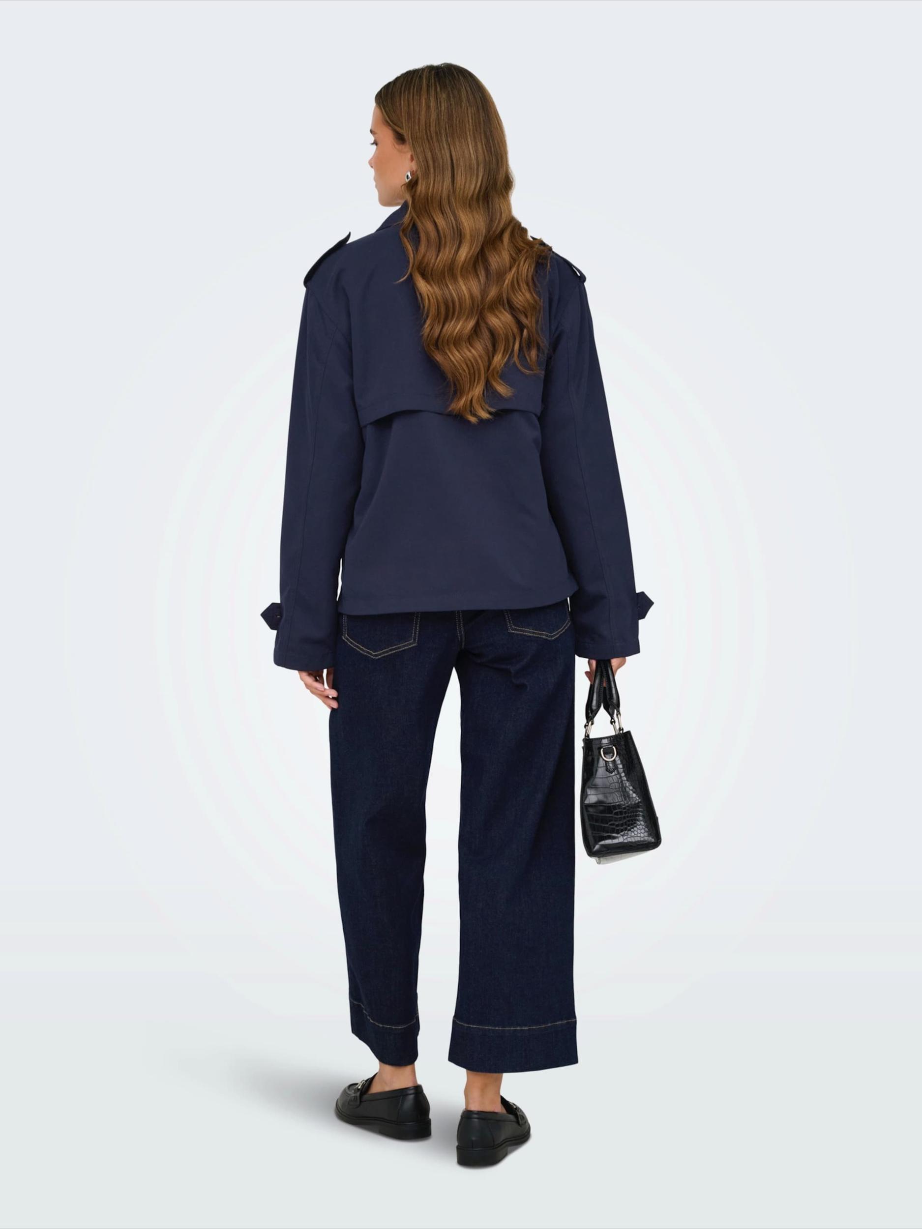 ONLY Ανοιξιάτικο και φθινοπωρινό παλτό 'ONLHANNAH' μπλε νύχτας