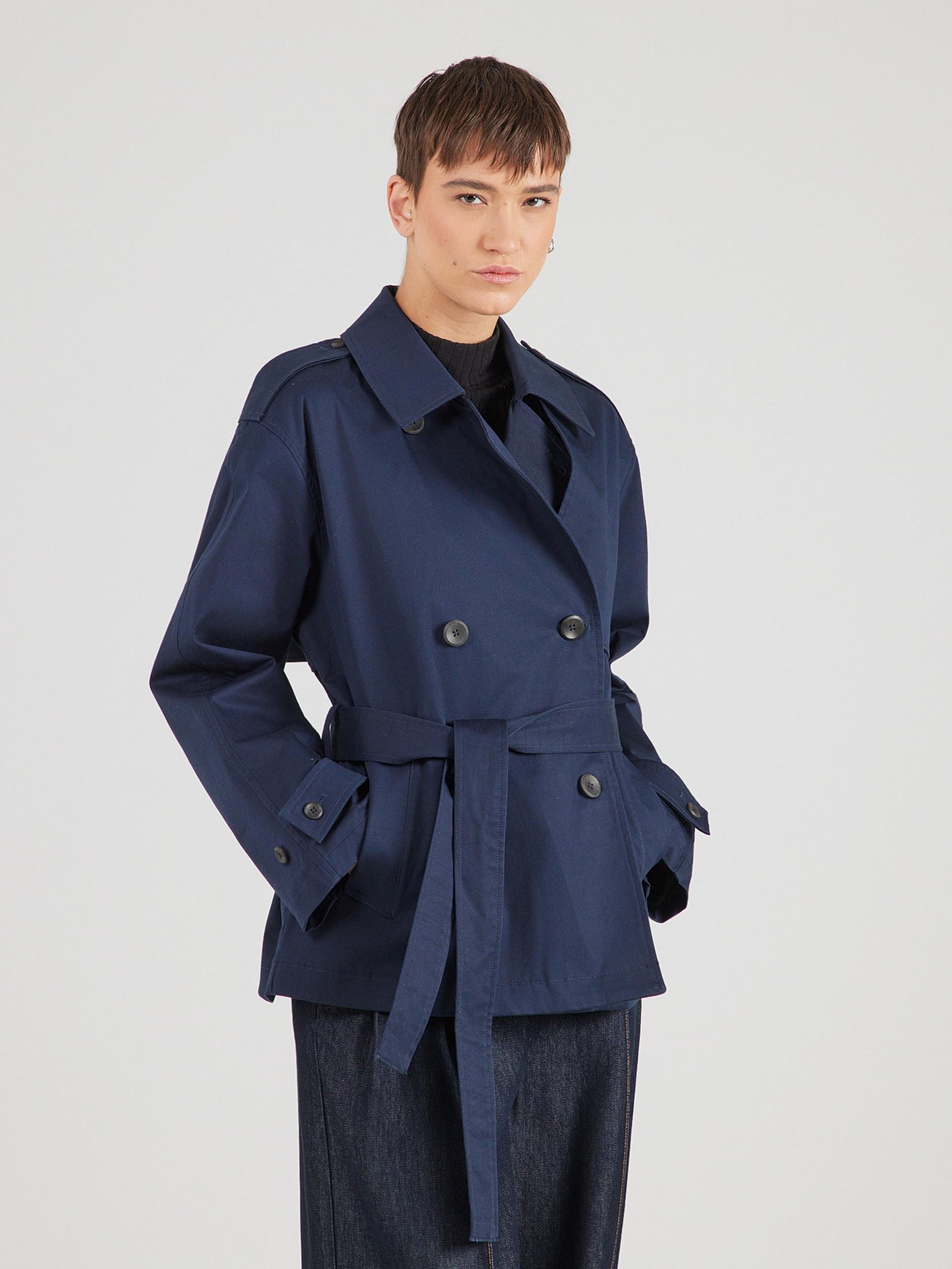 Calvin Klein Ανοιξιάτικο και φθινοπωρινό παλτό σκούρο μπλε