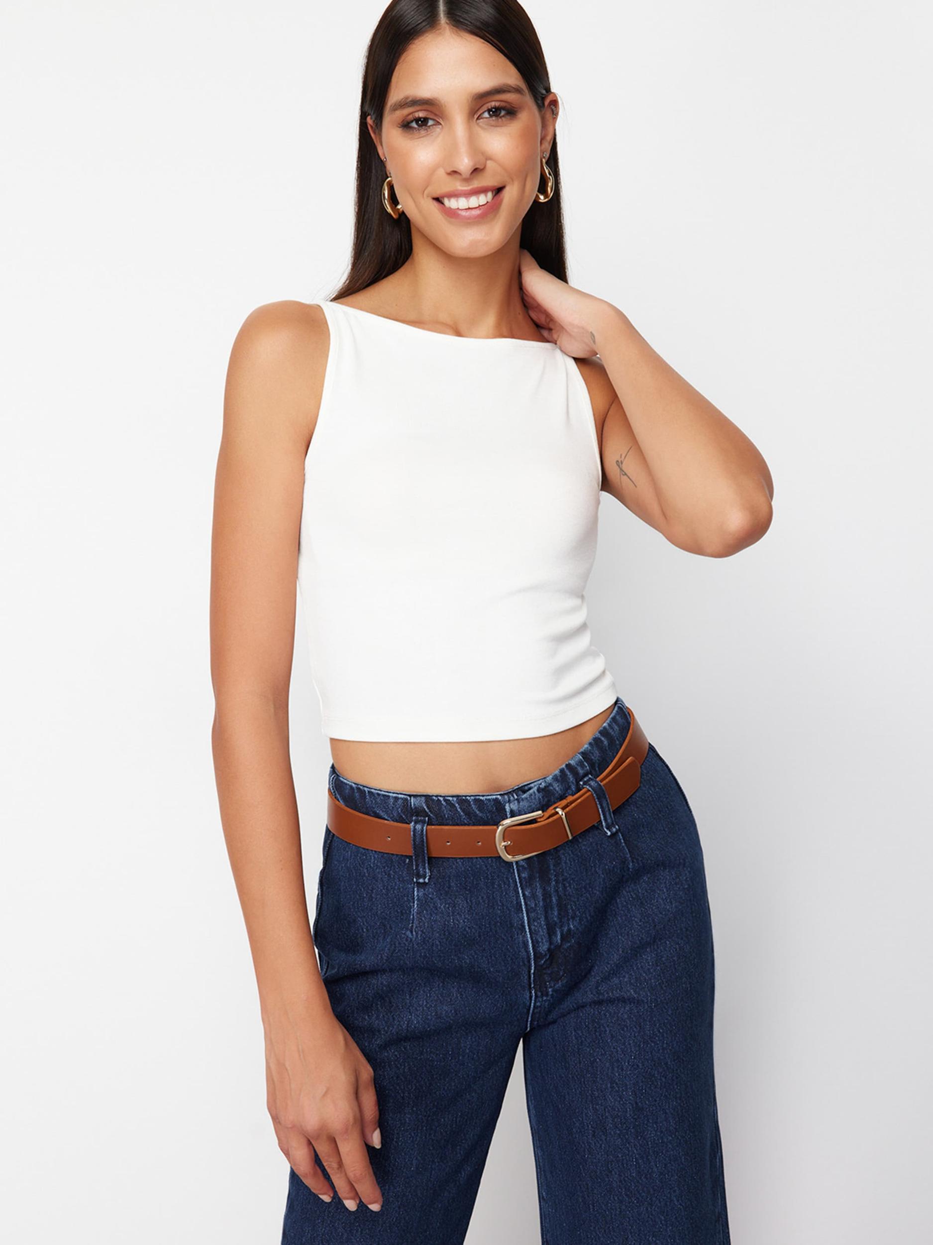 Trendyol Τοπ λευκό