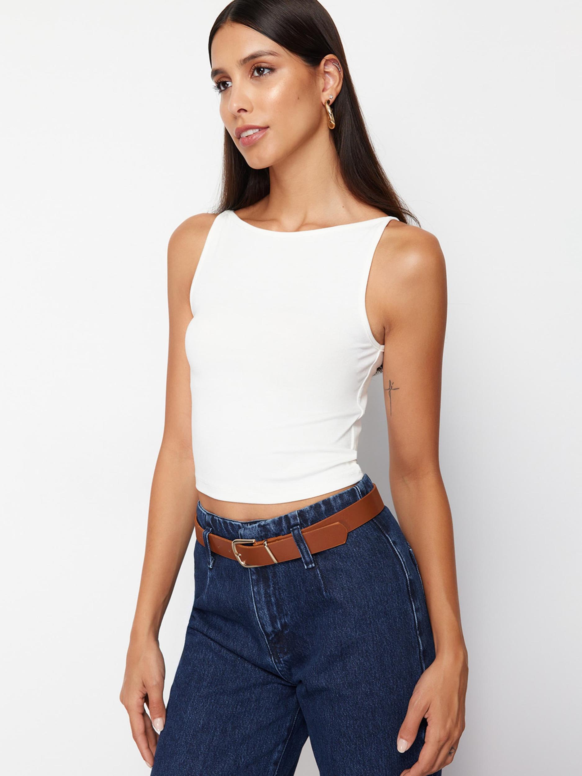 Trendyol Τοπ λευκό