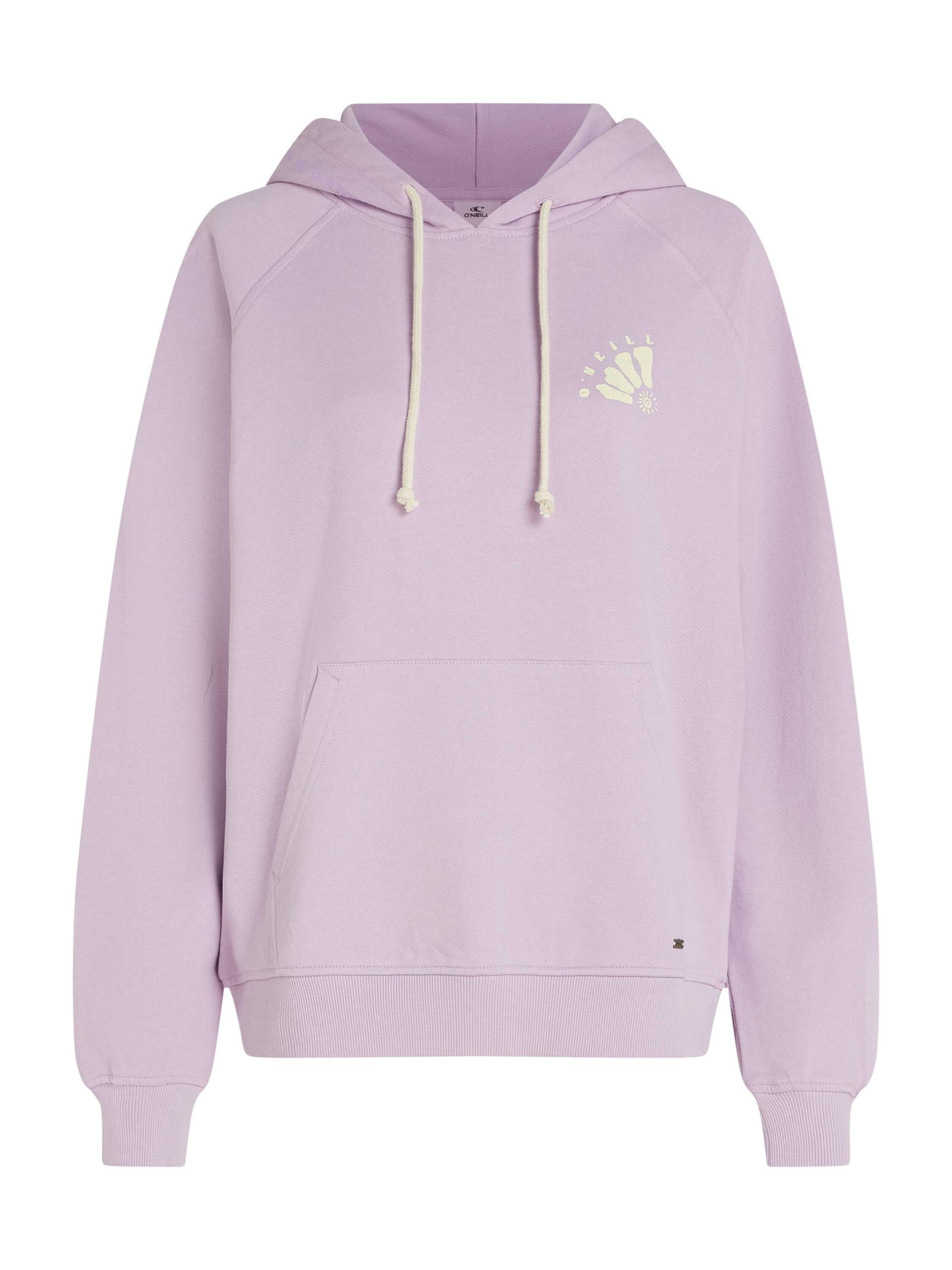 O'NEILL Μπλούζα φούτερ 'Wotw' λεβάντα / λευκό