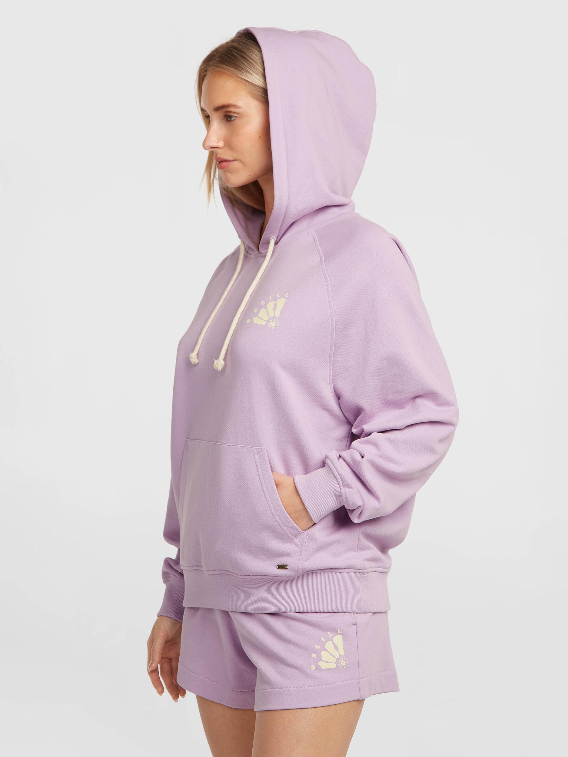 O'NEILL Μπλούζα φούτερ 'Wotw' λεβάντα / λευκό