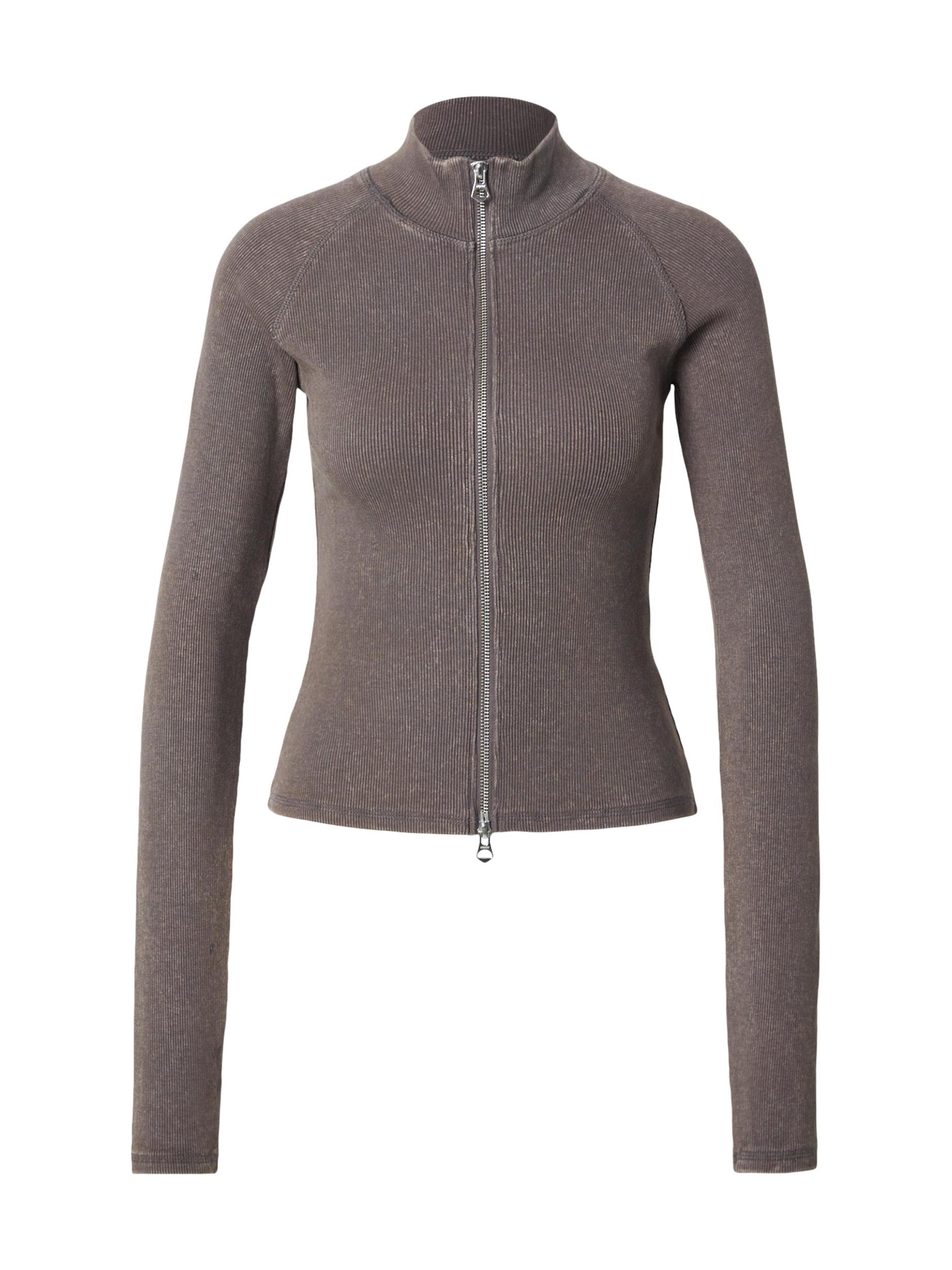 WEEKDAY Πλεκτή ζακέτα 'Ali' τέφρα