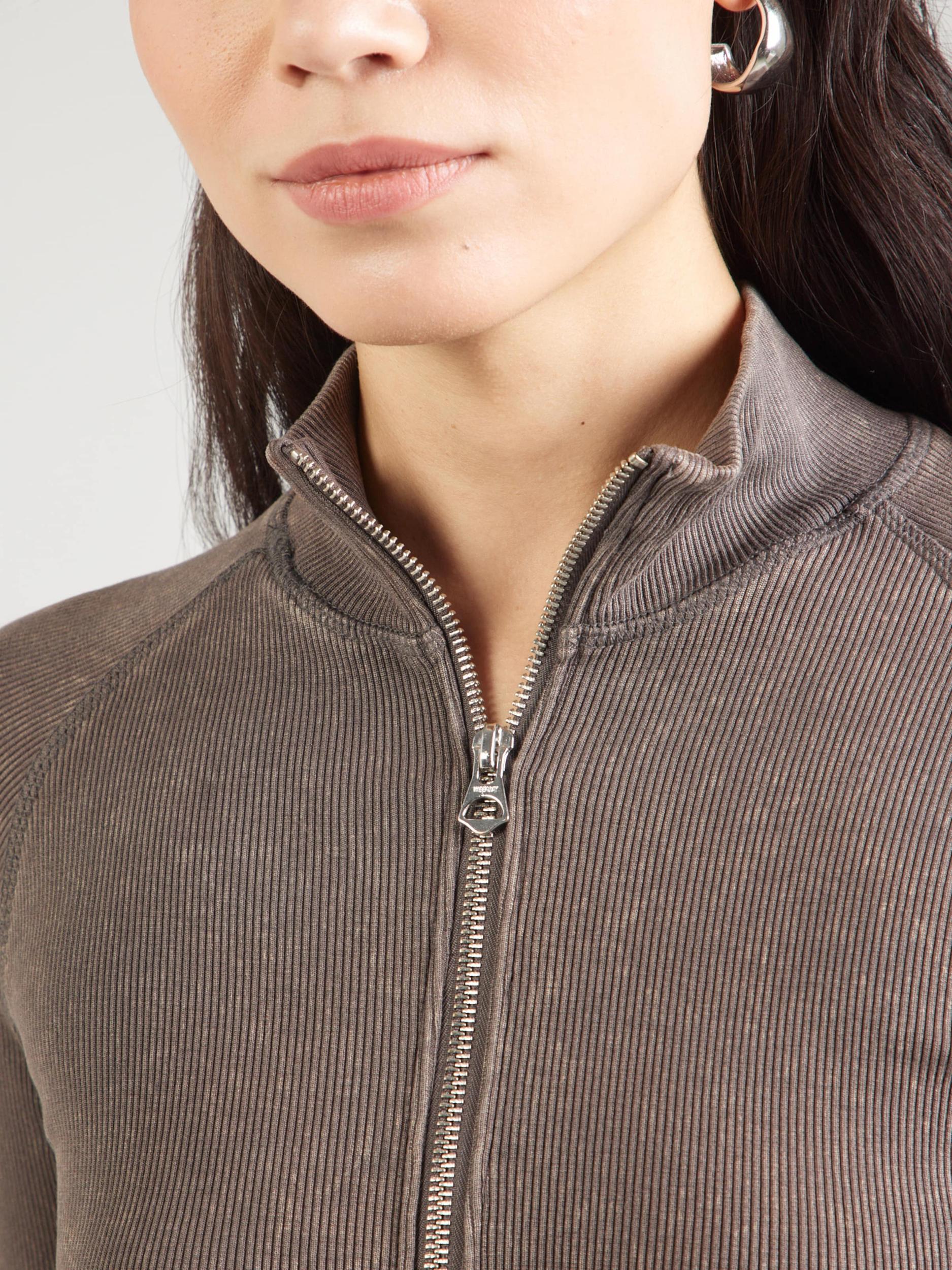 WEEKDAY Πλεκτή ζακέτα 'Ali' τέφρα