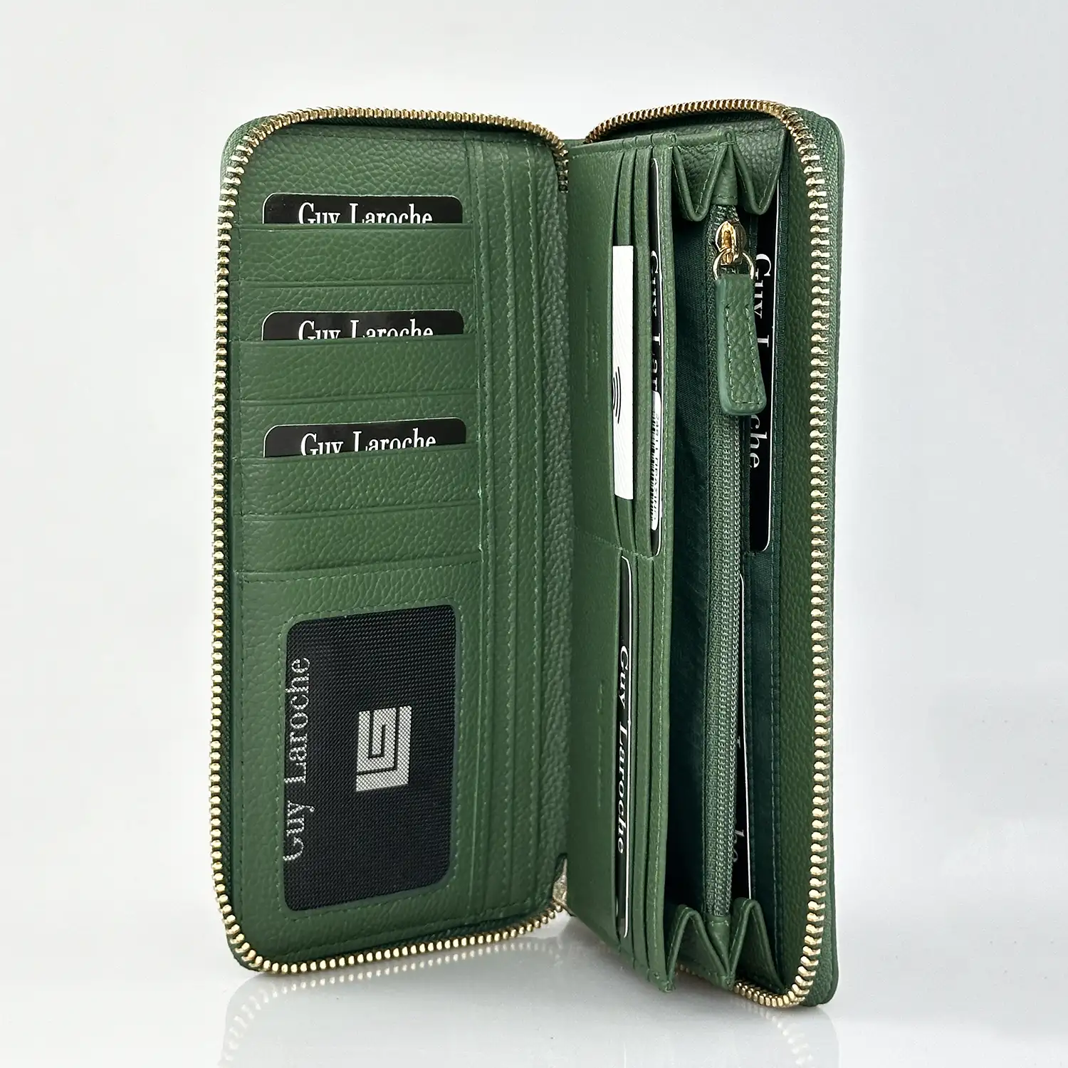 Guy Laroche δερμάτινο γυναικείο Πορτοφόλι 24811 Πράσινο