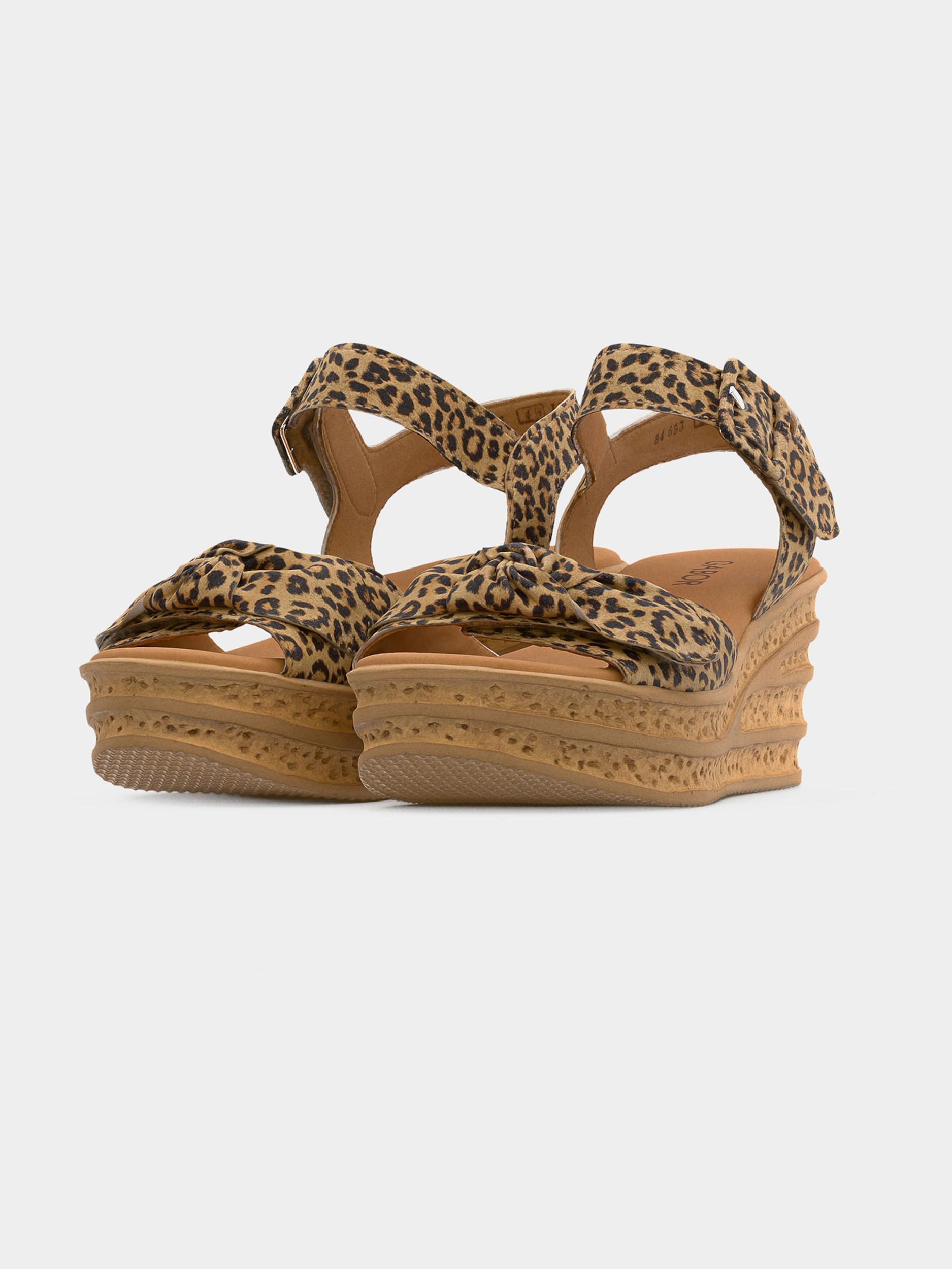 GABOR Σανδάλι καμηλό / μαύρο