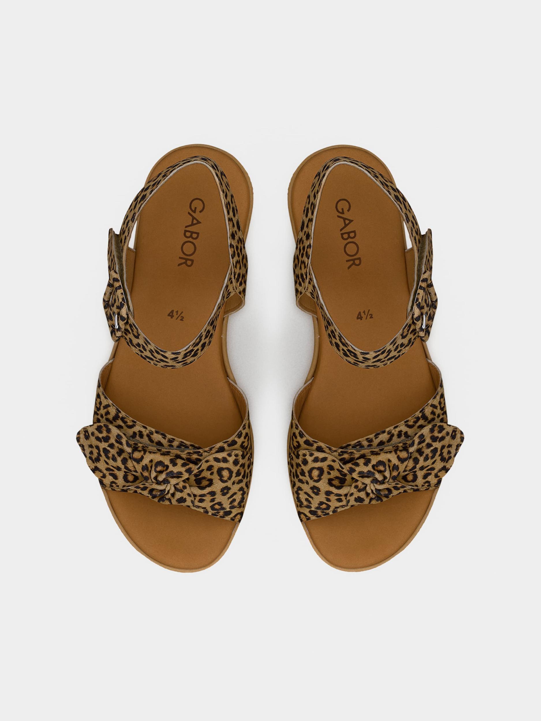 GABOR Σανδάλι καμηλό / μαύρο