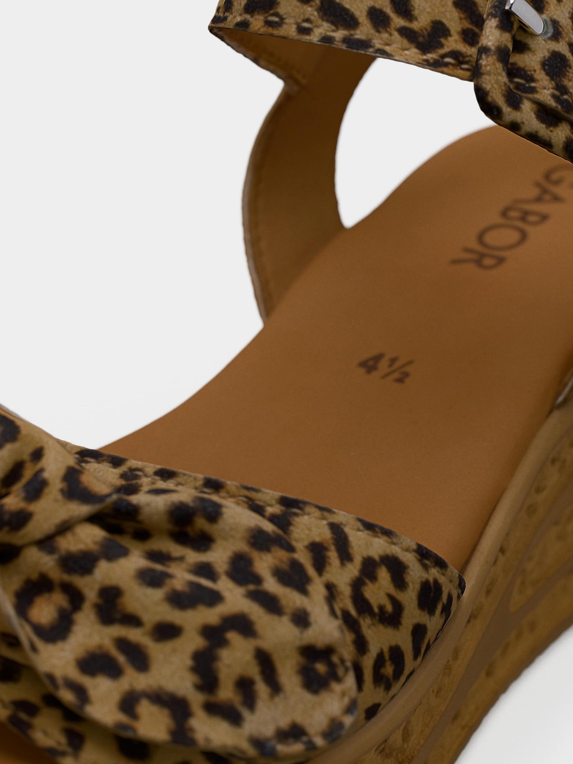 GABOR Σανδάλι καμηλό / μαύρο