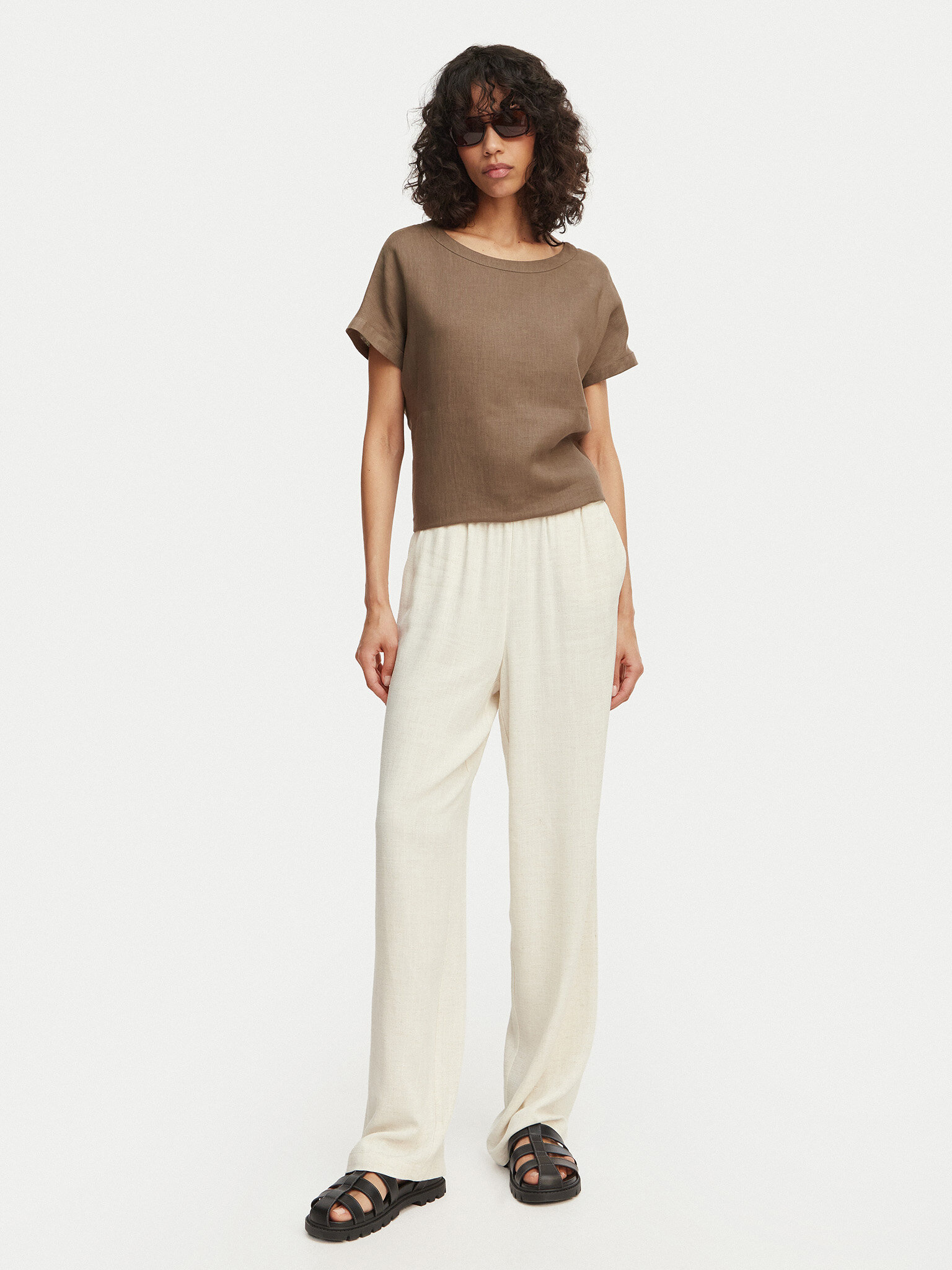 Παντελόνι υφασμάτινο ONLY