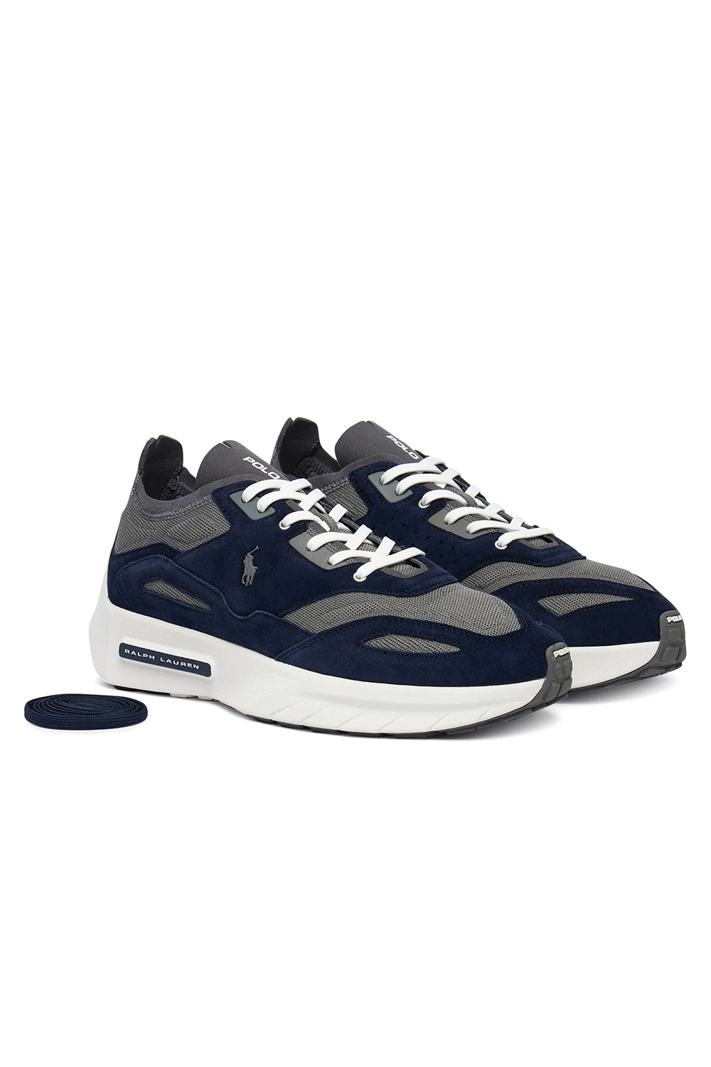 POLO RALPH LAUREN Sneakers Boerum Knit-Sk-Ltl 809P07534006 hunter navy/dark metal
