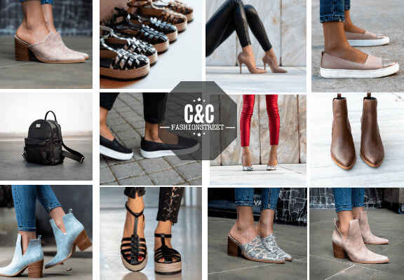 Διάφορα παπούτσια της συλλογής C&C Fashionstreet