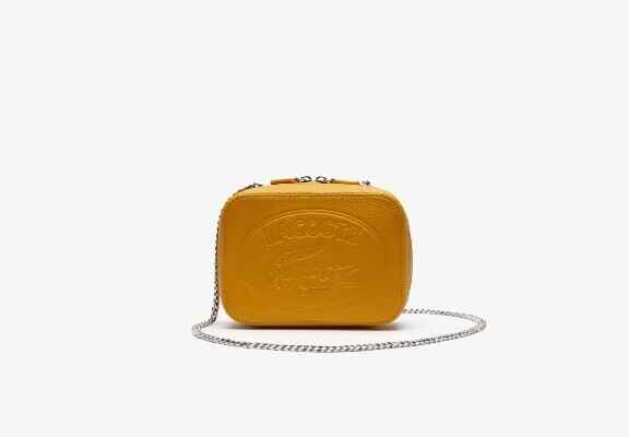 Κίτρινη τσάντα χιαστί Lacoste
