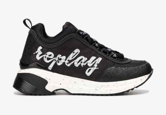 Μαύρο αθλητικό παπούτσι Replay