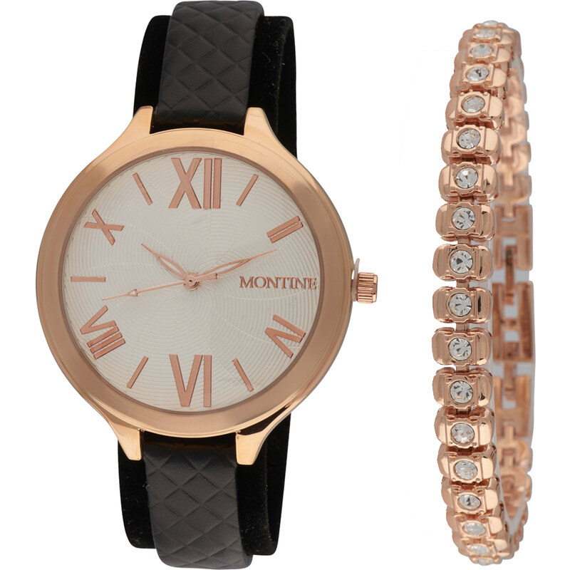 Montine watch hotsell and jewellery set