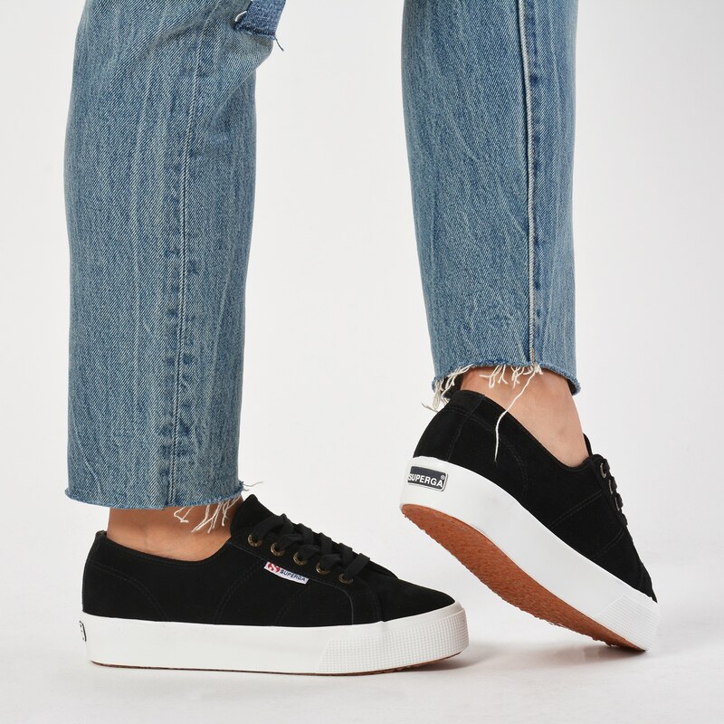 Superga best sale suede flatforms