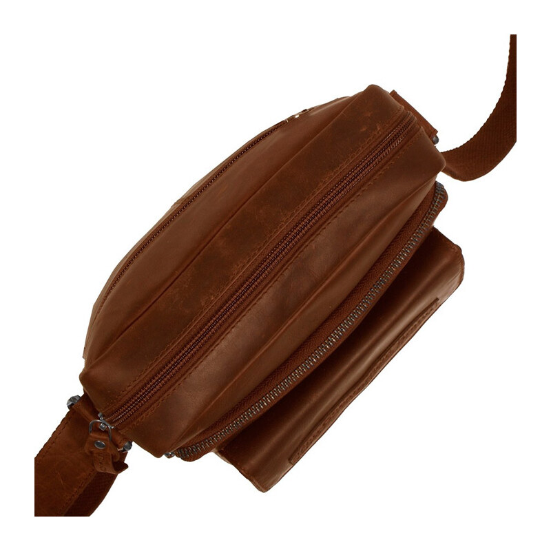 The Chesterfield Brand Tσάντα χιαστί δέρμα Chesterfield C48.083731-Καμελ