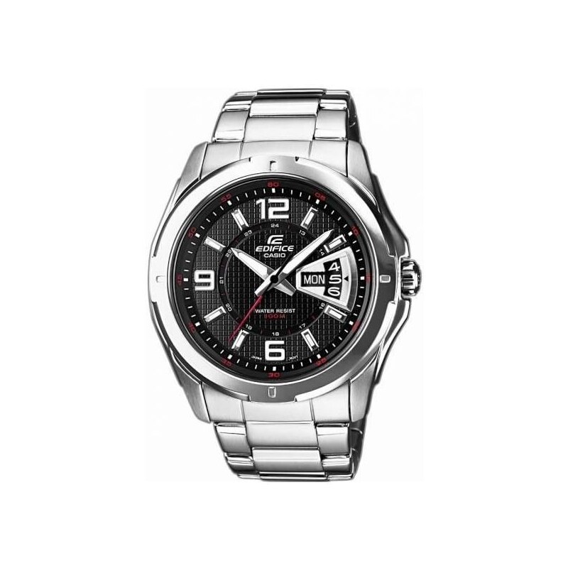 CASIO Edifice - EF-129D-1AVEF, Silver case with Stainless Steel Bracelet