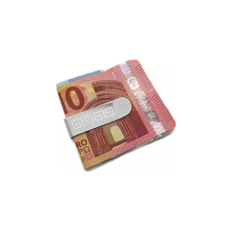 Asimenio Money clip με Μαίανδρο από ατσάλι MR130