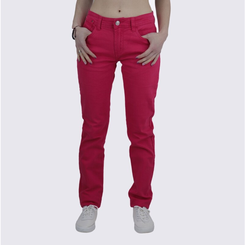 BELTIPO Γυναικείο παντελόνι κόκκινο πεντατσεπο