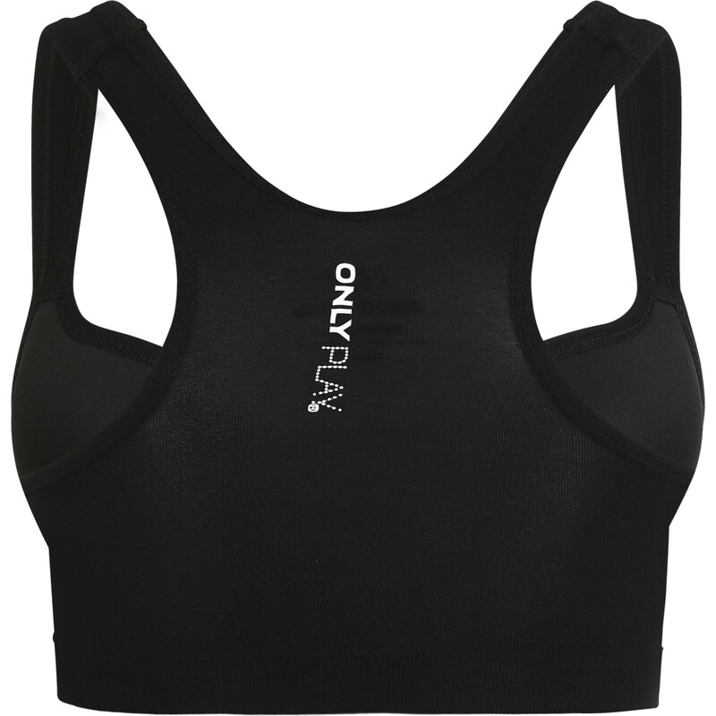 ONLY PLAY Αθλητικό σουτιέν 'ONPMartine-2' γκρι / μαύρο / λευκό