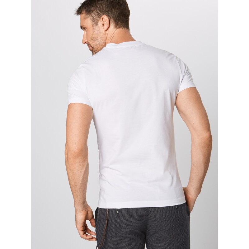 Calvin Klein Jeans Μπλουζάκι πέτρα / μαύρο / λευκό