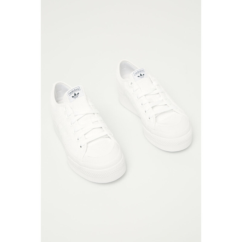 Πάνινα παπούτσια adidas Originals χρώμα άσπρο FV5322