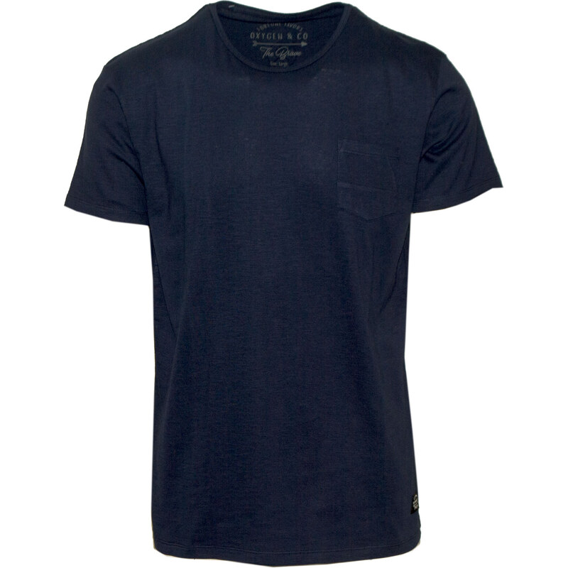 VAN HIPSTER 40715-03 Ανδρικό T-shirt με τσεπάκι - Μπλέ Navy