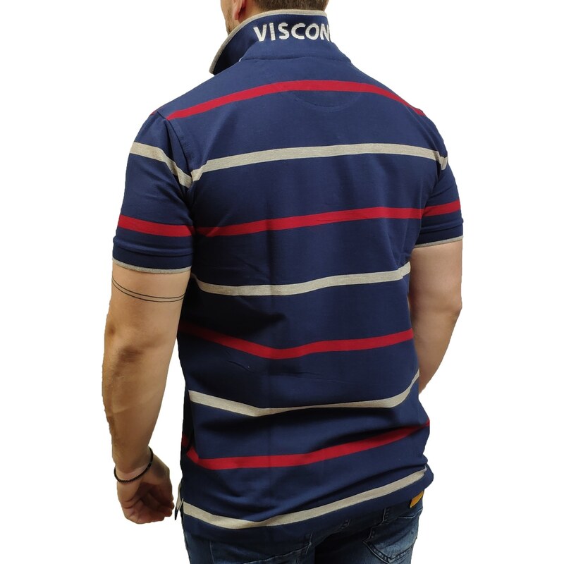 Visconti - 2673-7 - Navy - Regular Fit - Μπλούζα Μακό