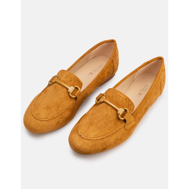 ideal Loafers suede με διακοσμητική αγκράφα Ταμπά