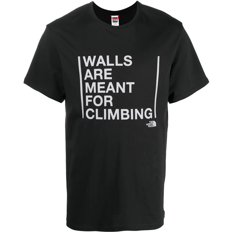 The North Face Walls Are Meant For Climbing Tshirt Black GLAMI.gr