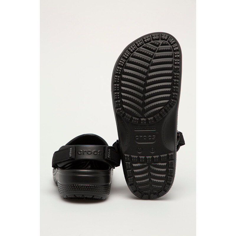 Παντόφλες Crocs Yukon Vista II Clog χρώμα μαύρο, 207142 11016