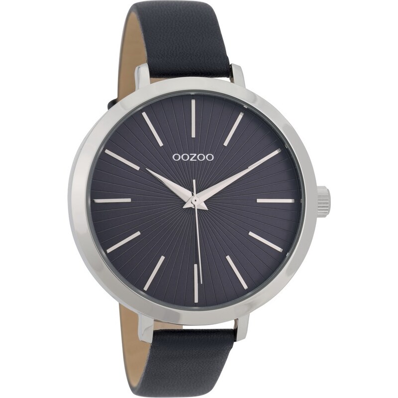 OOZOO Timepieces C9671 Blue Leather Strap