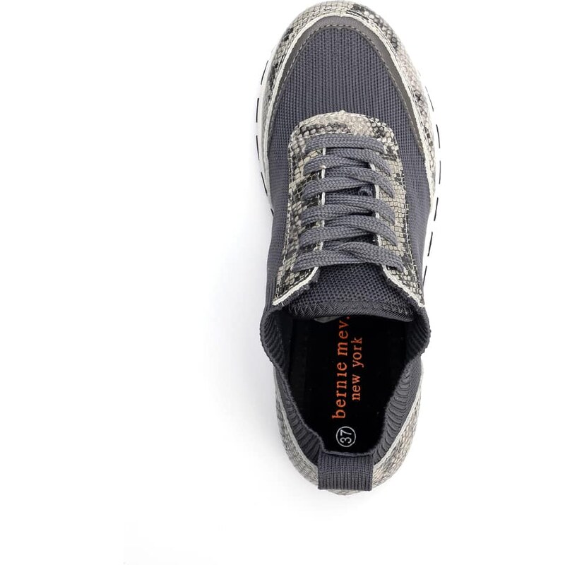 Γυναικεία Sneakers με Κορδόνια και Animal Print Λεπτομέρειες Bernie Mev - Titan