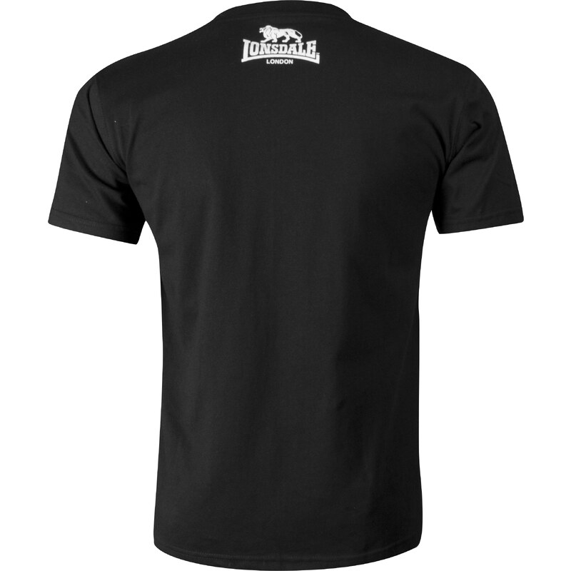 Lonsdale T-Shirt Logo regular fit-Μαύρο-S