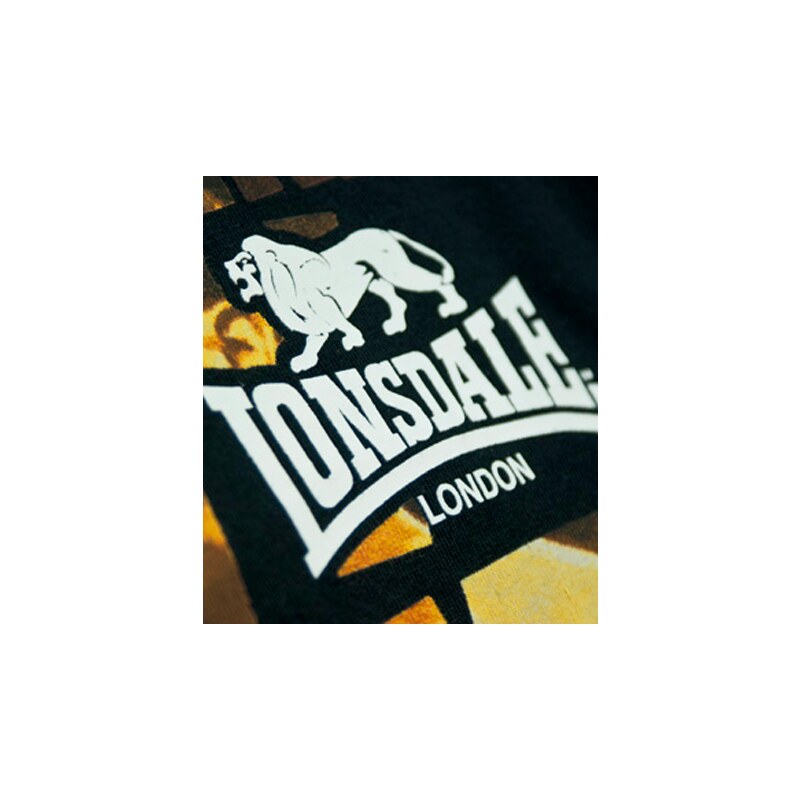 Lonsdale T-Shirt Matthew-Μαύρο-L