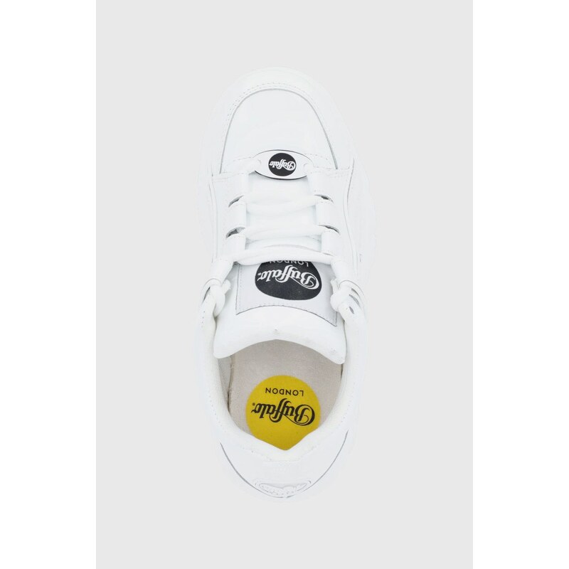 Δερμάτινα παπούτσια Buffalo LONDON χρώμα: άσπρο F31533233