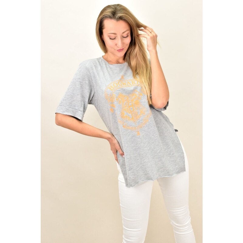 Potre OR Γυναικείο t-shirt oversized με τύπωμα