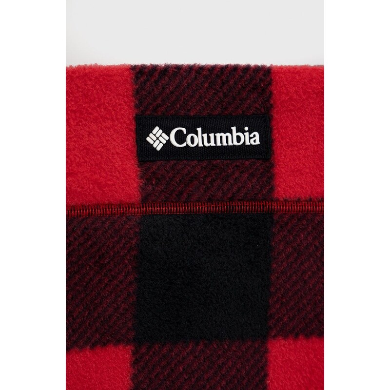 Κασκόλ - λαιμός Columbia CSC II Fleece Gaiter χρώμα: κόκκινο 1911141