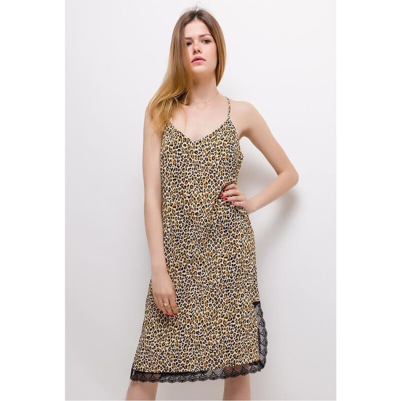 Μακριά Φορέματα Fashion brands ICP1152_ECRU