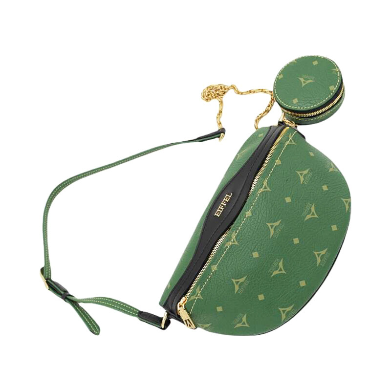 Γυναικεία τσάντα στήθους La tour Eiffel 36-181015-1A-Πράσινο