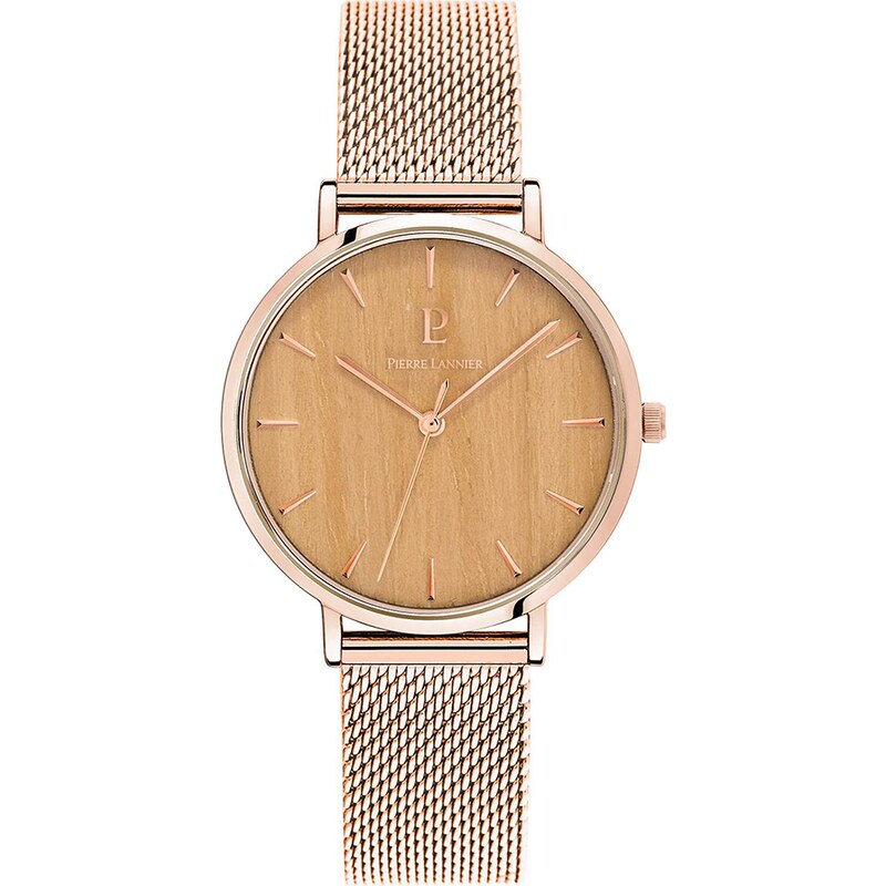 PIERRE LANNIER Nature - 018P989 Rose Gold case with Stainless Steel Bracelet