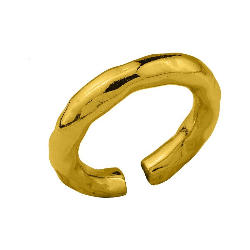 AMOR AMOR Δαχτυλίδι Από Ορείχαλκο Επιχρυσωμένο 24Κ PF38796