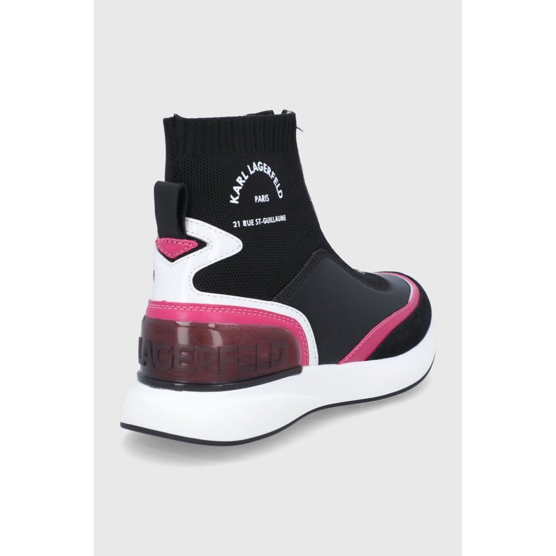 Παπούτσια Karl Lagerfeld Finesse χρώμα: μαύρο