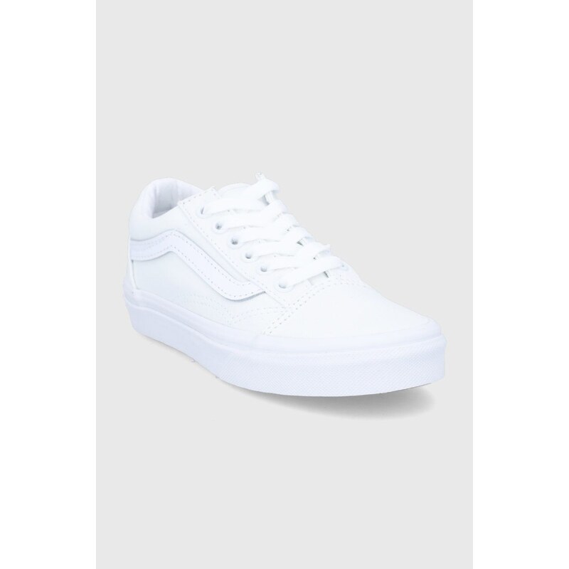Παιδικά πάνινα παπούτσια Vans χρώμα: άσπρο