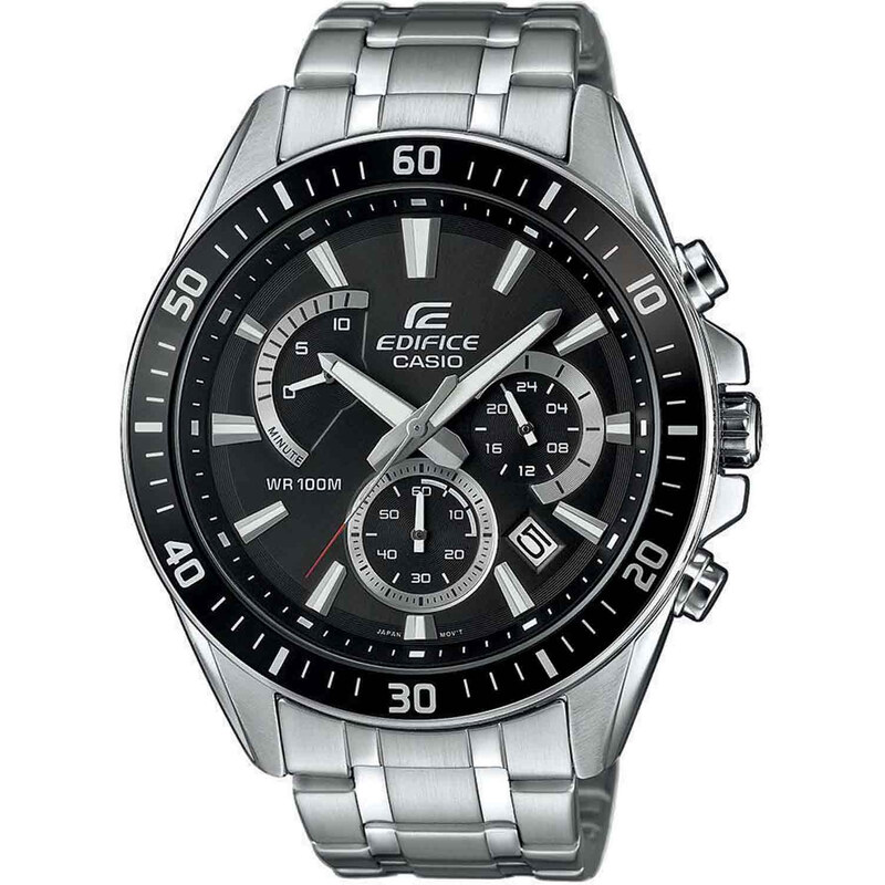 CASIO Edifice Chronograph - EFR-552D-1AVUEF Silver case, with Stainless Steel Bracelet